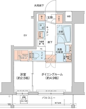 アジールコート新高円寺の物件間取画像